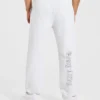 Heavy Lifting Gothic Oversized Mjukisbyxor med raka ben