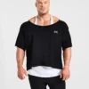 Wesley Vissers x Old School T-shirt med vid halsringning
