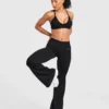 Adapt sömlösa leggings med utsvängda ben