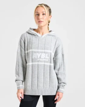 Athletics Oversized stickad hoodie
