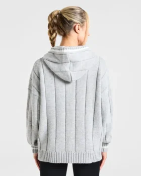 Athletics Oversized stickad hoodie