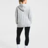 Athletics Oversized stickad hoodie