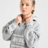 Athletics Oversized stickad hoodie