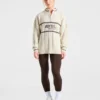 Athletics Oversized stickad tröja med 1/4 dragkedja