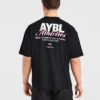 Athletics Script Oversized T-shirt