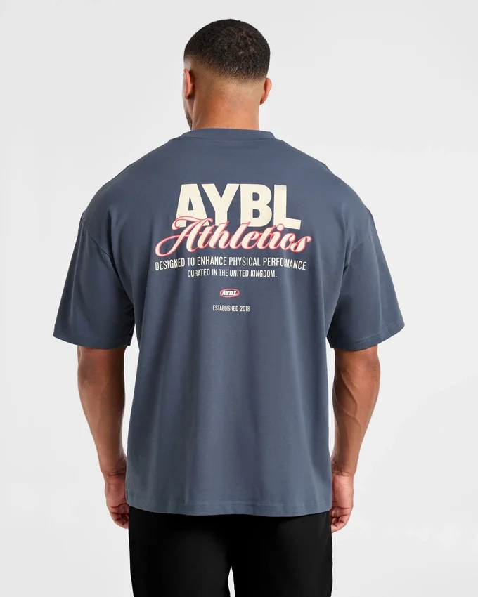 Athletics Script Oversized T-shirt