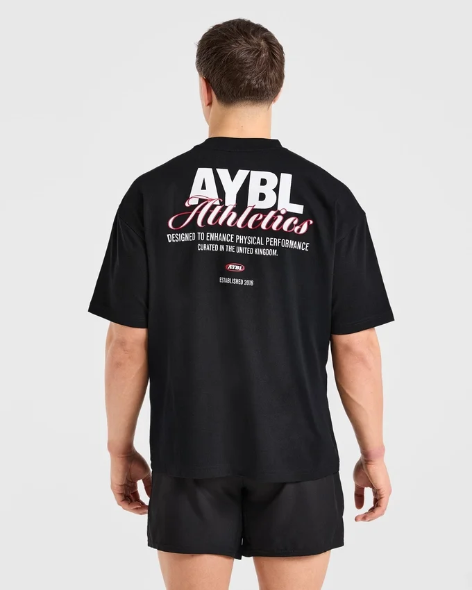 Athletics Script Oversized T-shirt