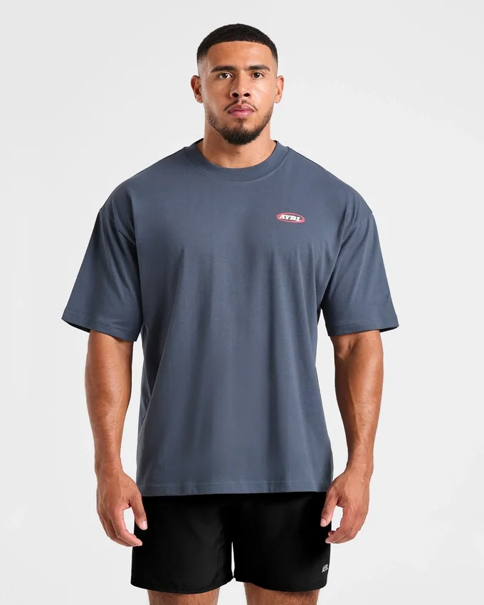 Athletics Script Oversized T-shirt