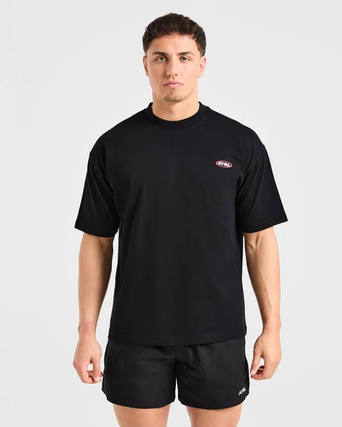 Athletics Script Oversized T-shirt