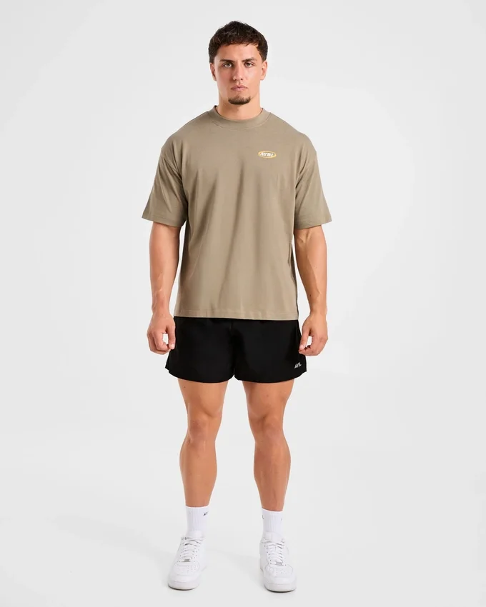 Athletics Script Oversized T-shirt
