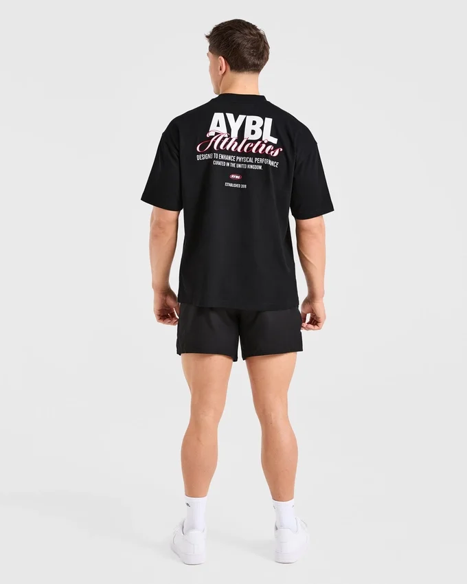 Athletics Script Oversized T-shirt