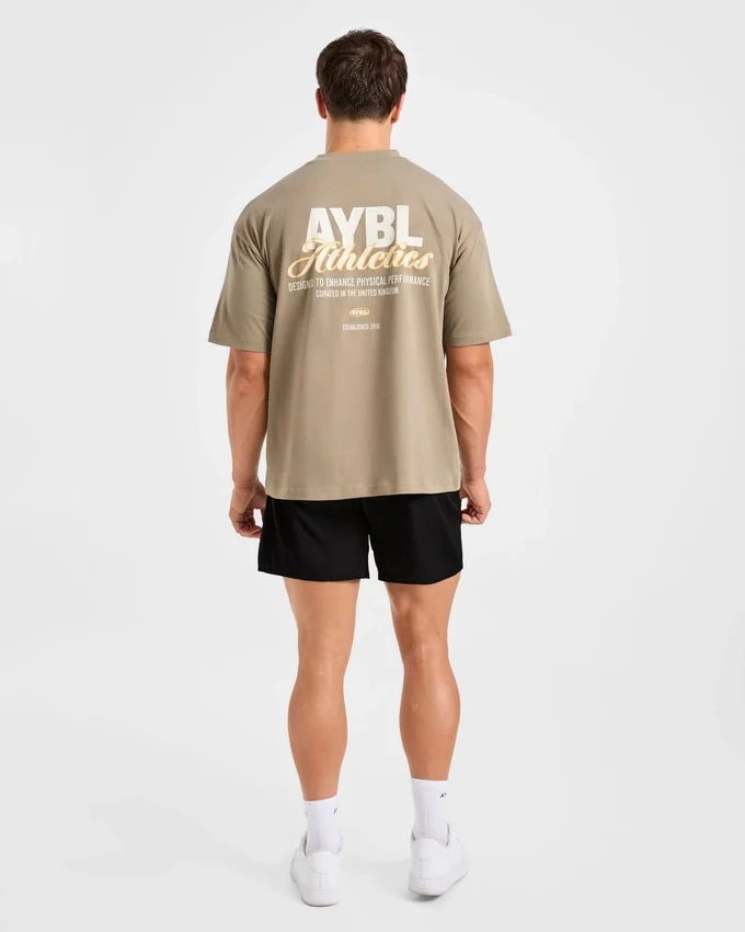 Athletics Script Oversized T-shirt