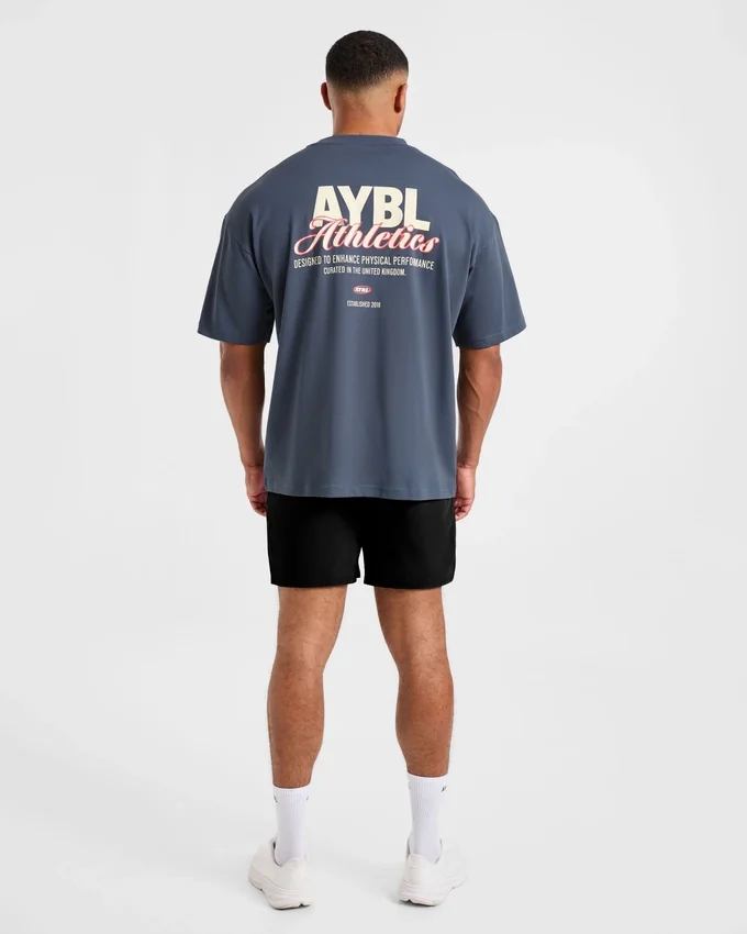 Athletics Script Oversized T-shirt