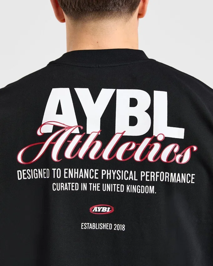 Athletics Script Oversized T-shirt
