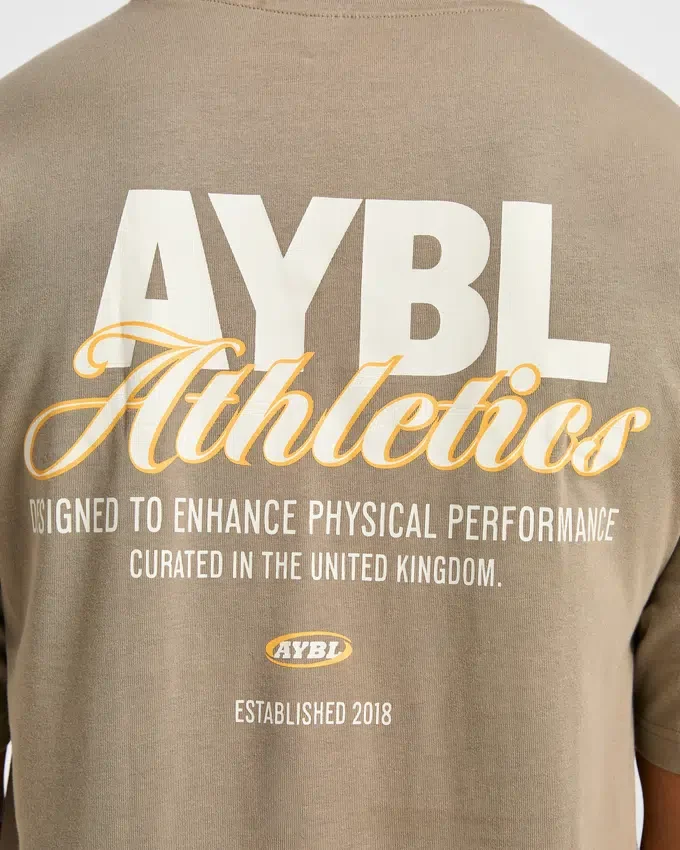 Athletics Script Oversized T-shirt