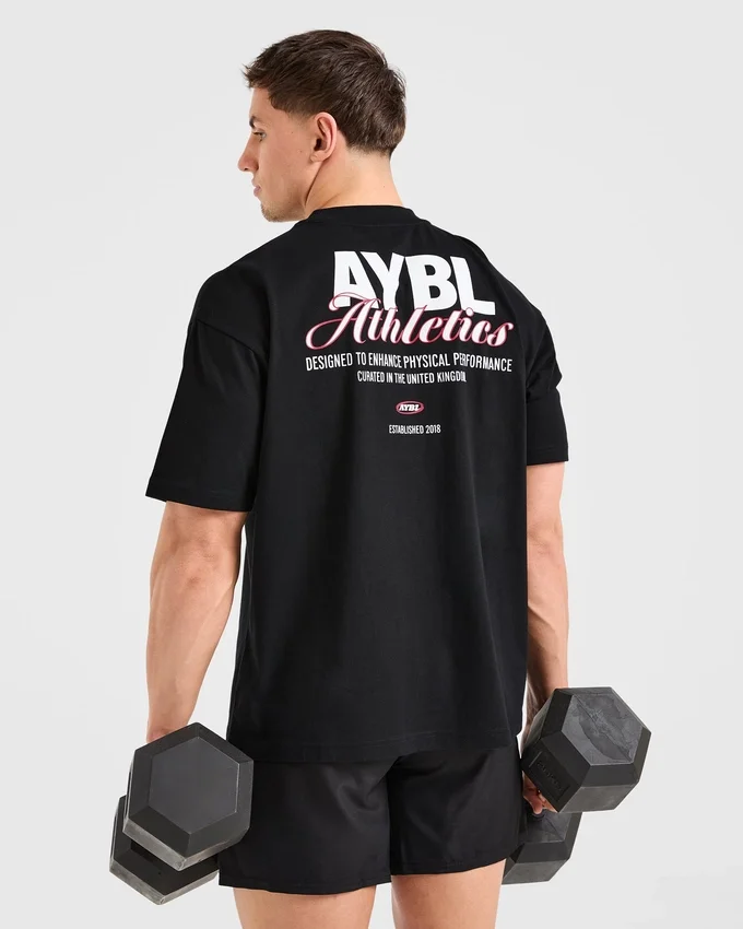 Athletics Script Oversized T-shirt