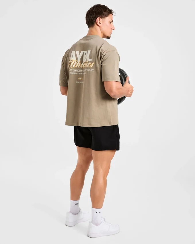 Athletics Script Oversized T-shirt