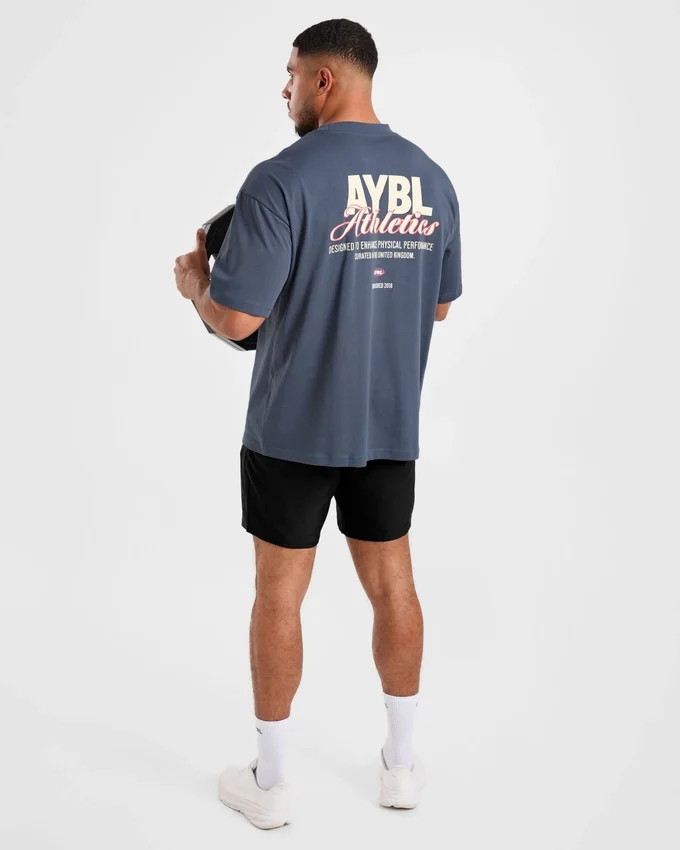 Athletics Script Oversized T-shirt