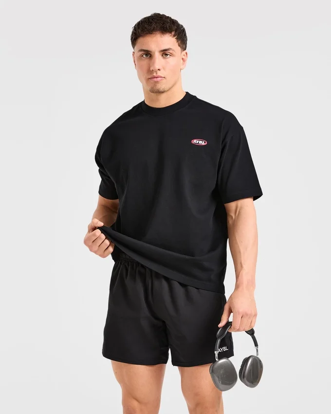 Athletics Script Oversized T-shirt