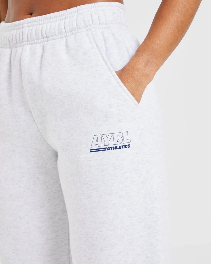 Athletics Track Mjukisbyxor med raka ben i oversized-modell