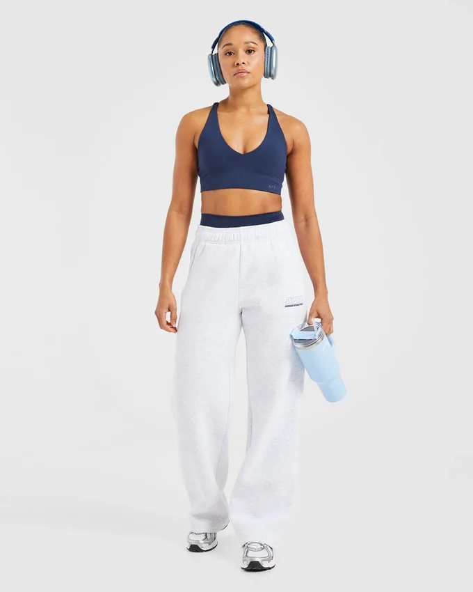 Athletics Track Mjukisbyxor med raka ben i oversized-modell