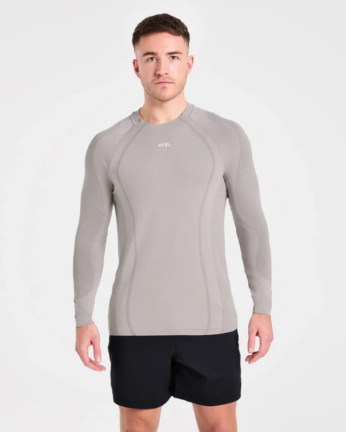 Attain sömlös långärmad T-shirt