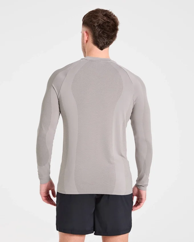 Attain sömlös långärmad T-shirt