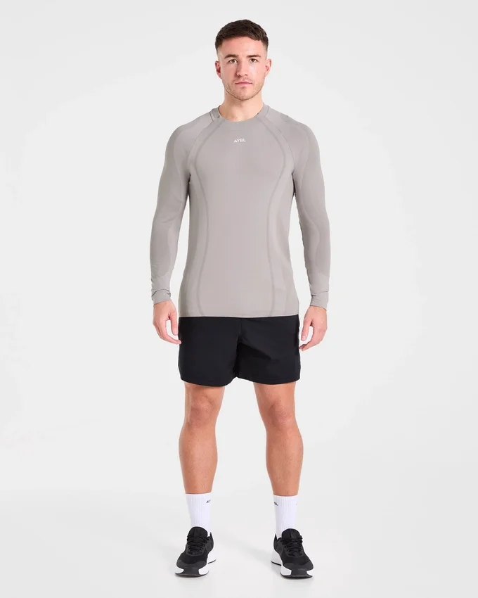 Attain sömlös långärmad T-shirt