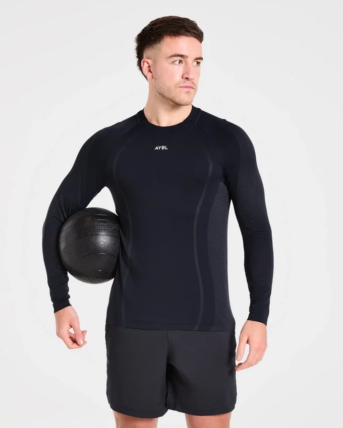 Attain sömlös långärmad T-shirt