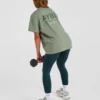 AYBL Athletics T-shirt i oversized-modell
