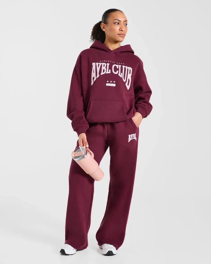 AYBL Club Mjukisbyxor med raka ben i oversized-passform