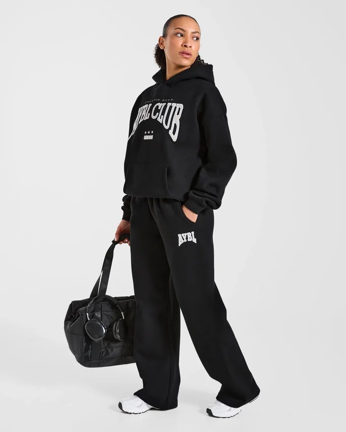 AYBL Club Mjukisbyxor med raka ben i oversized-passform