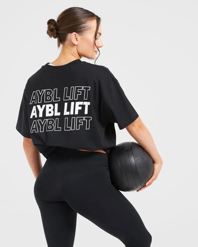 AYBL Lift Italic Oversized T-shirt