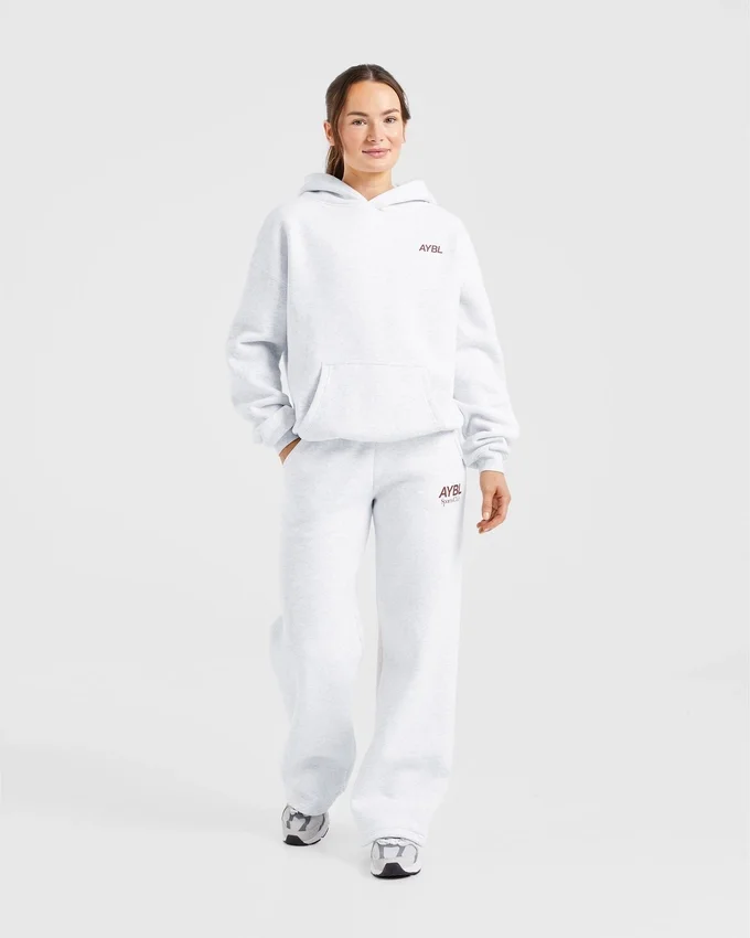 AYBL Sports Club Mjukisbyxor i oversized-modell med raka ben