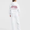 AYBL Sports Club Mjukisbyxor i oversized-modell med raka ben