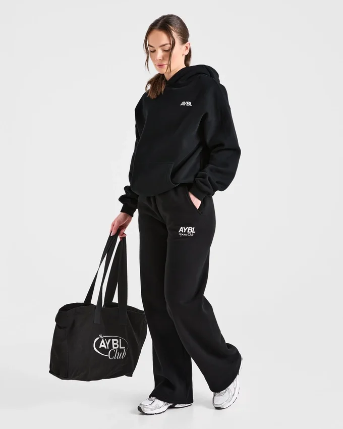 AYBL Sports Club Mjukisbyxor i oversized-modell med raka ben