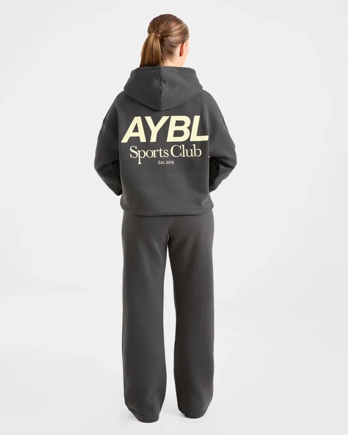 AYBL Sports Club Mjukisbyxor i oversized-modell med raka ben