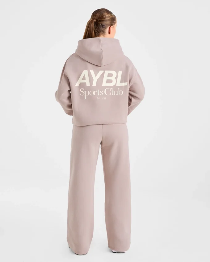AYBL Sports Club Mjukisbyxor i oversized-modell med raka ben