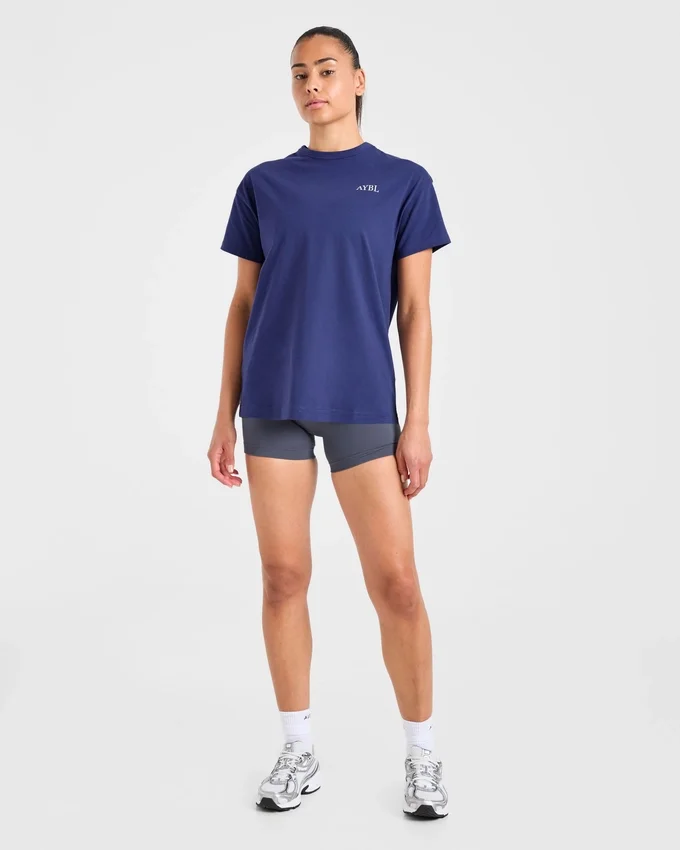 AYBL Sports Club Script Oversized T-shirt