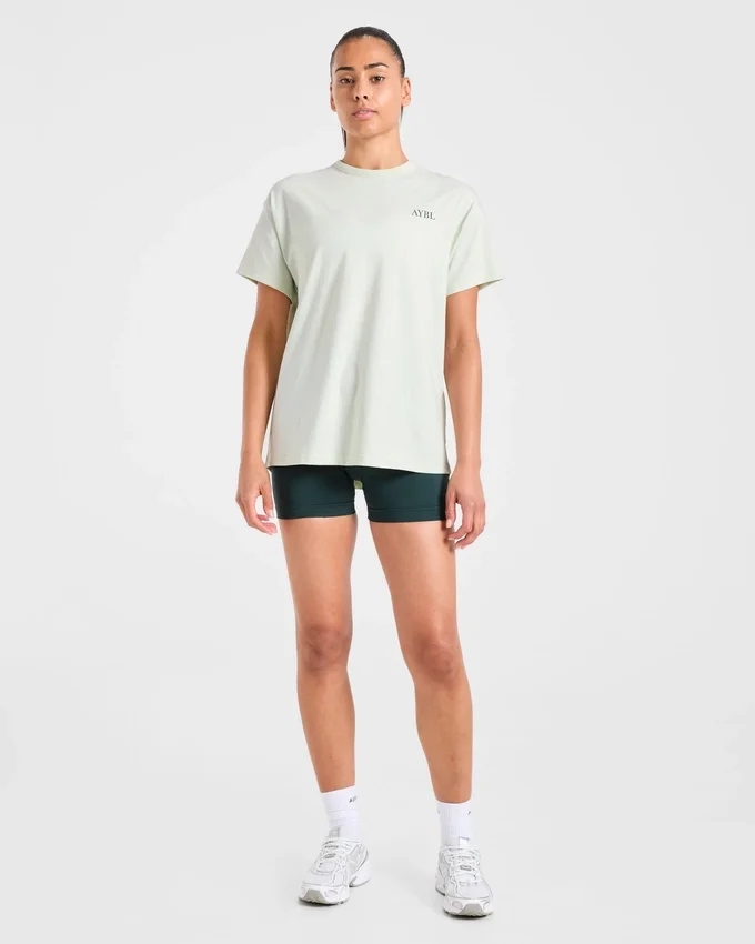 AYBL Sports Club Script Oversized T-shirt