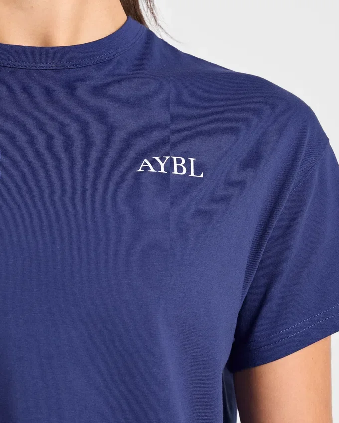 AYBL Sports Club Script Oversized T-shirt