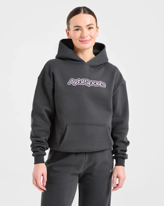 AYBL Sports Outline Oversized-hoodie