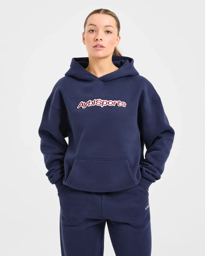AYBL Sports Outline Oversized-hoodie