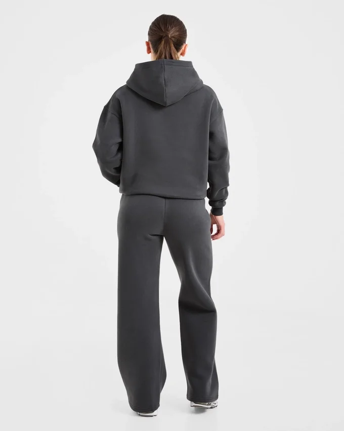 AYBL Sports Outline Oversized mjukisbyxor med raka ben