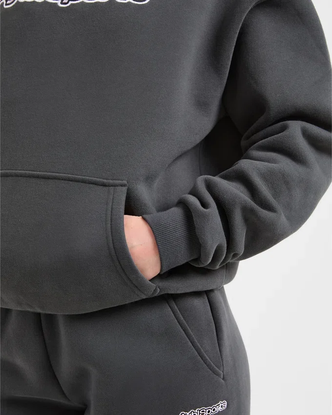 AYBL Sports Outline Oversized-hoodie