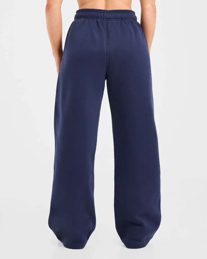 AYBL Sports Outline Oversized mjukisbyxor med raka ben