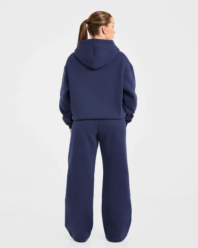 AYBL Sports Outline Oversized mjukisbyxor med raka ben