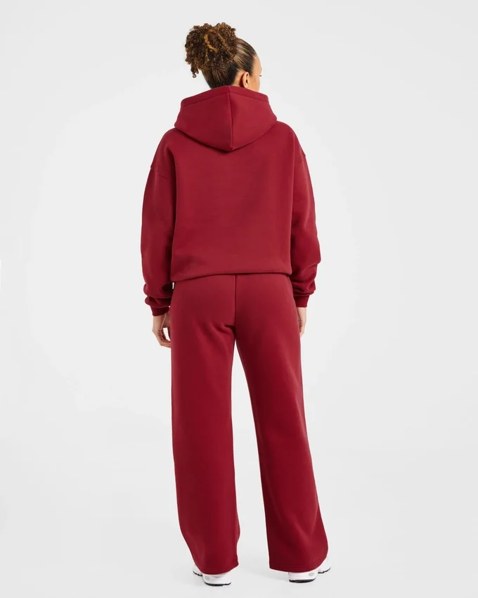 AYBL Sports Outline Oversized mjukisbyxor med raka ben