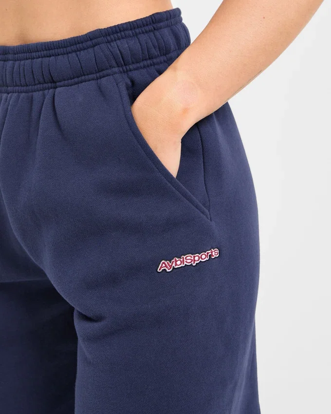 AYBL Sports Outline Oversized mjukisbyxor med raka ben