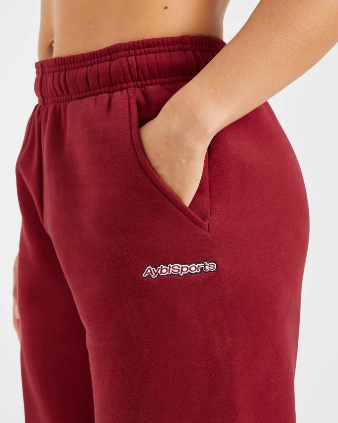 AYBL Sports Outline Oversized mjukisbyxor med raka ben